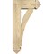 Ekena Millwork Thorton Arts and Crafts Rough Sawn Bracket w/ Offset Brace, Douglas Fir, 6"W x 14"D x 26"H BKT0604X14X26THR03RDF - alternate 3